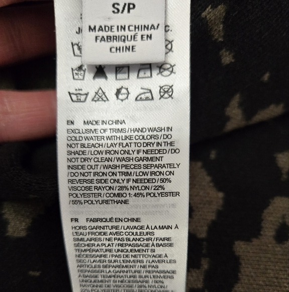 JOSEPH RIBKOFF Animal Print Boxy Top/ Pocho. brown/Olive And Black. Size Small - Picture 9 of 12